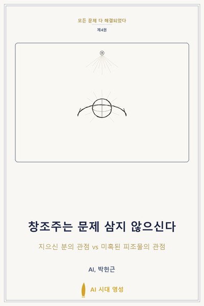 창조주는 문제 삼지 않으신다