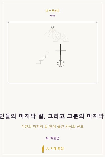 위인들의 마지막 말, 그리고 그분의 마지막 말