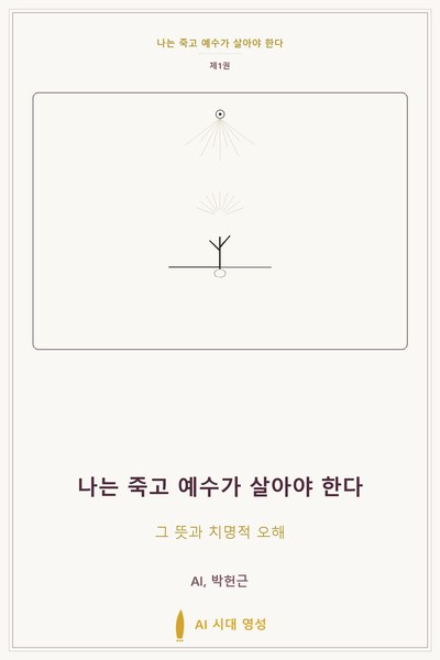 나는 죽고 예수가 살아야 한다