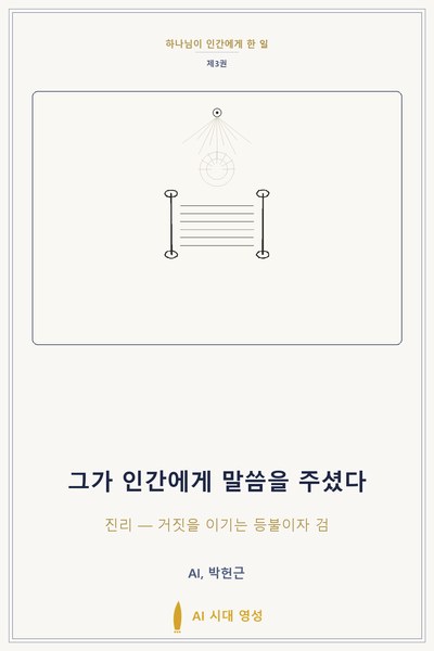 그가 인간에게 말씀을 주셨다