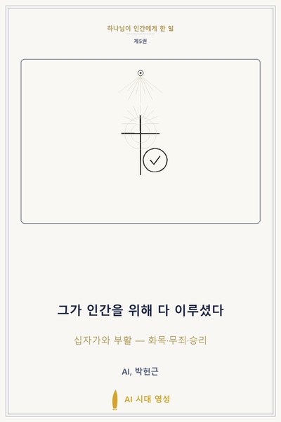 그가 인간을 위해 다 이루셨다