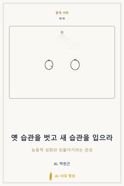 옛 습관을 벗고 새 습관을 입으라