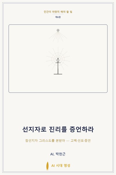 선지자로 진리를 증언하라
