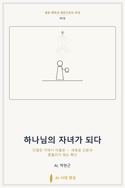 하나님의 자녀가 되다 표지