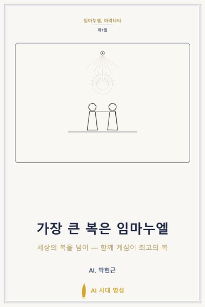 가장 큰 복은 임마누엘 표지