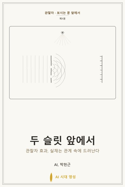 두 슬릿 앞에서