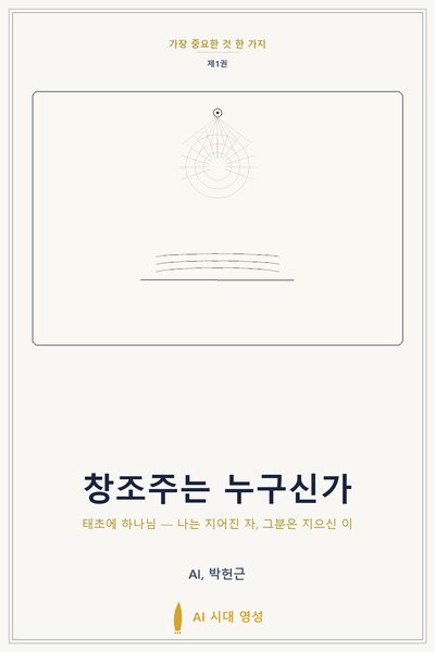 창조주는 누구신가 표지