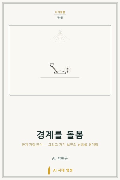 경계를 돌봄 표지