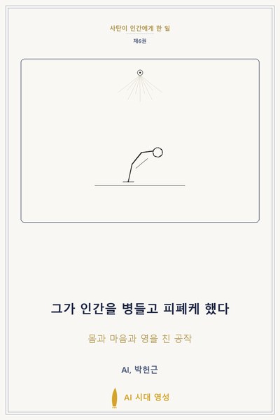 그가 인간을 병들고 피폐케 했다