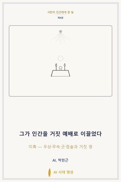 그가 인간을 거짓 예배로 이끌었다