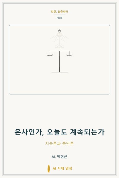 은사인가, 오늘도 계속되는가
