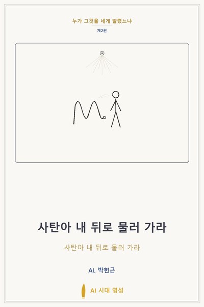 사탄아 내 뒤로 물러 가라